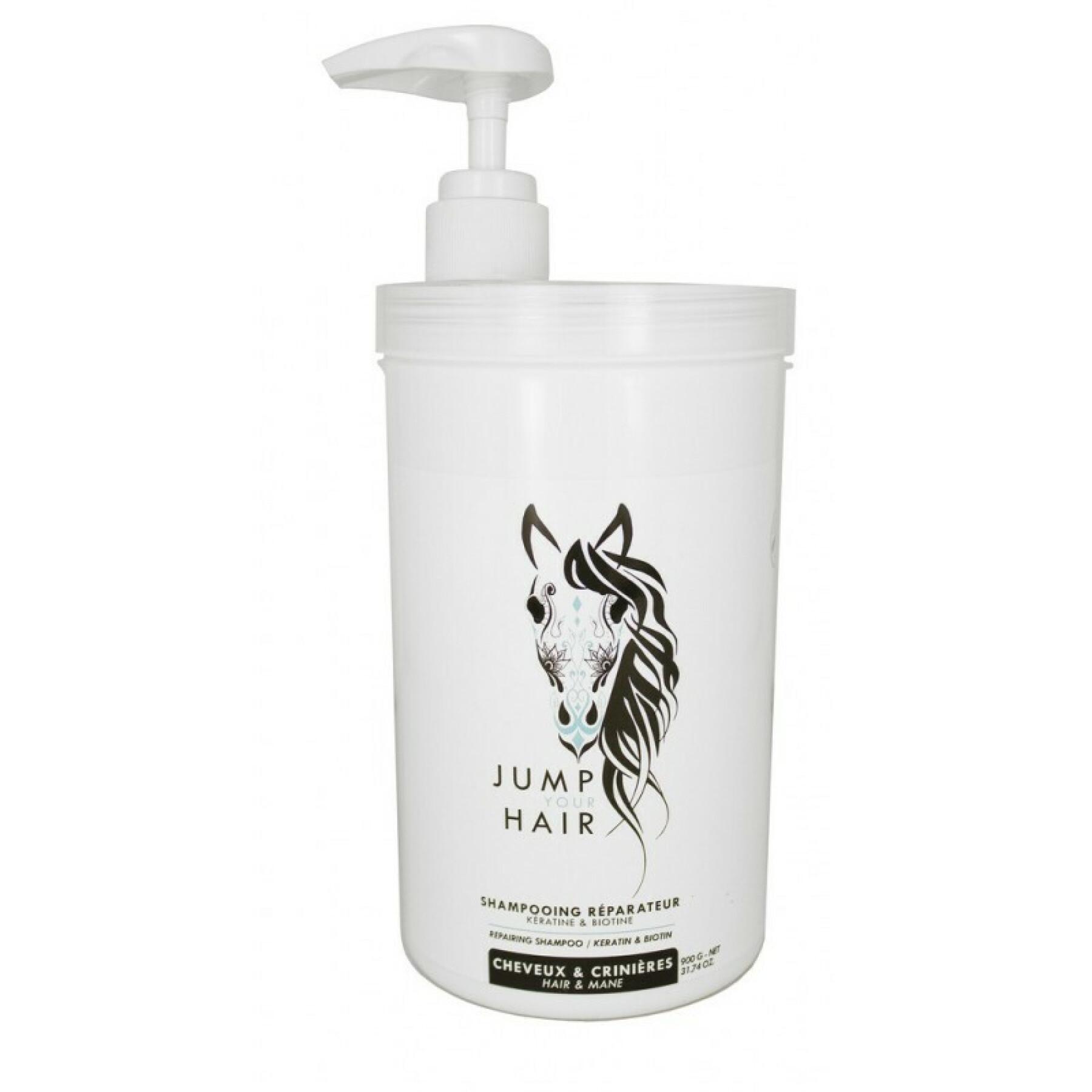 Shampoo per cavalli riparatore viola Jump Your Hair - Per la