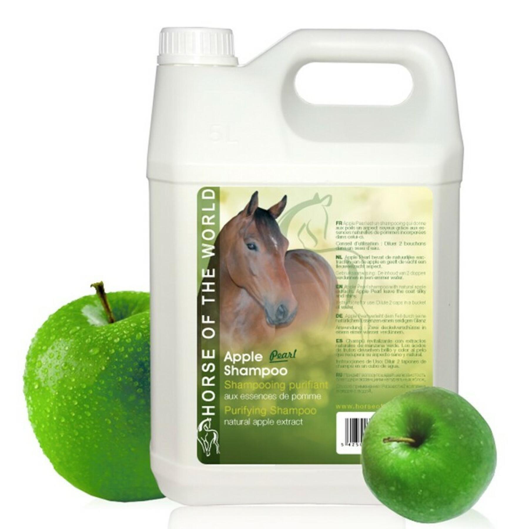 Shampoo alla mela per cavalli Horse Of The World 20 l