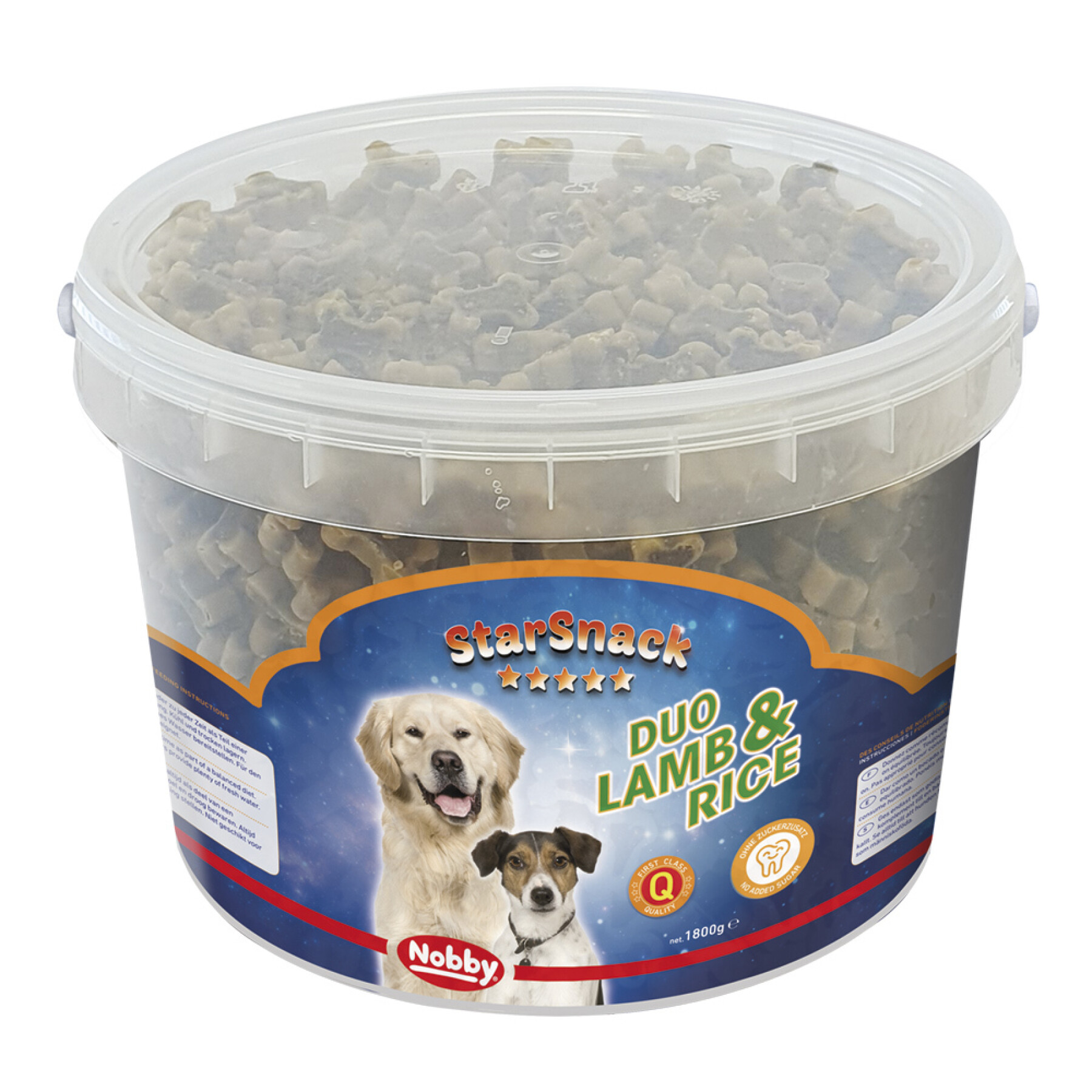 Crocchette per cani Nobby Pet StarSnack Duo Lamb & Rice 1.800 g