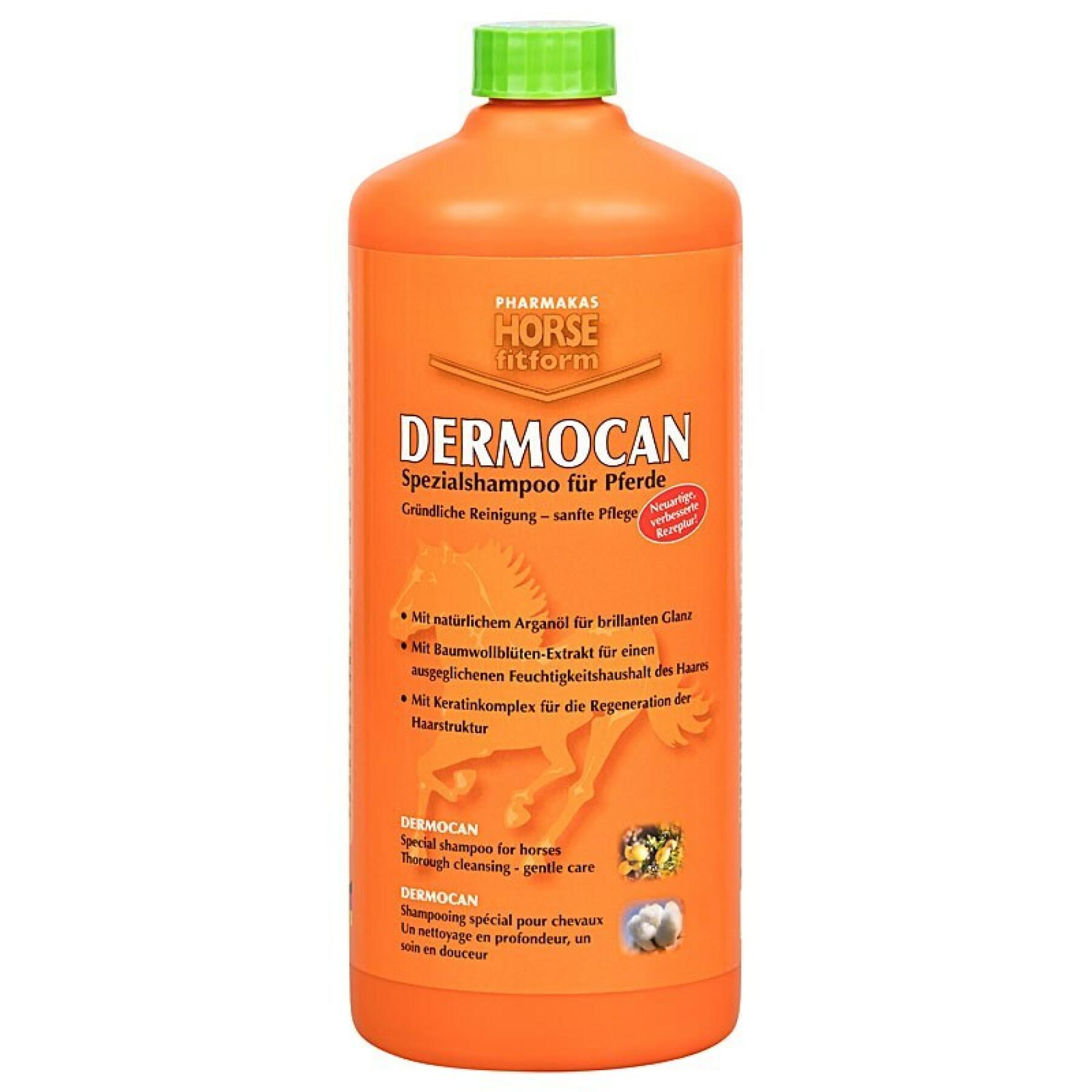 Shampoo per cavalli Pharmaka Dermocan 2,5l