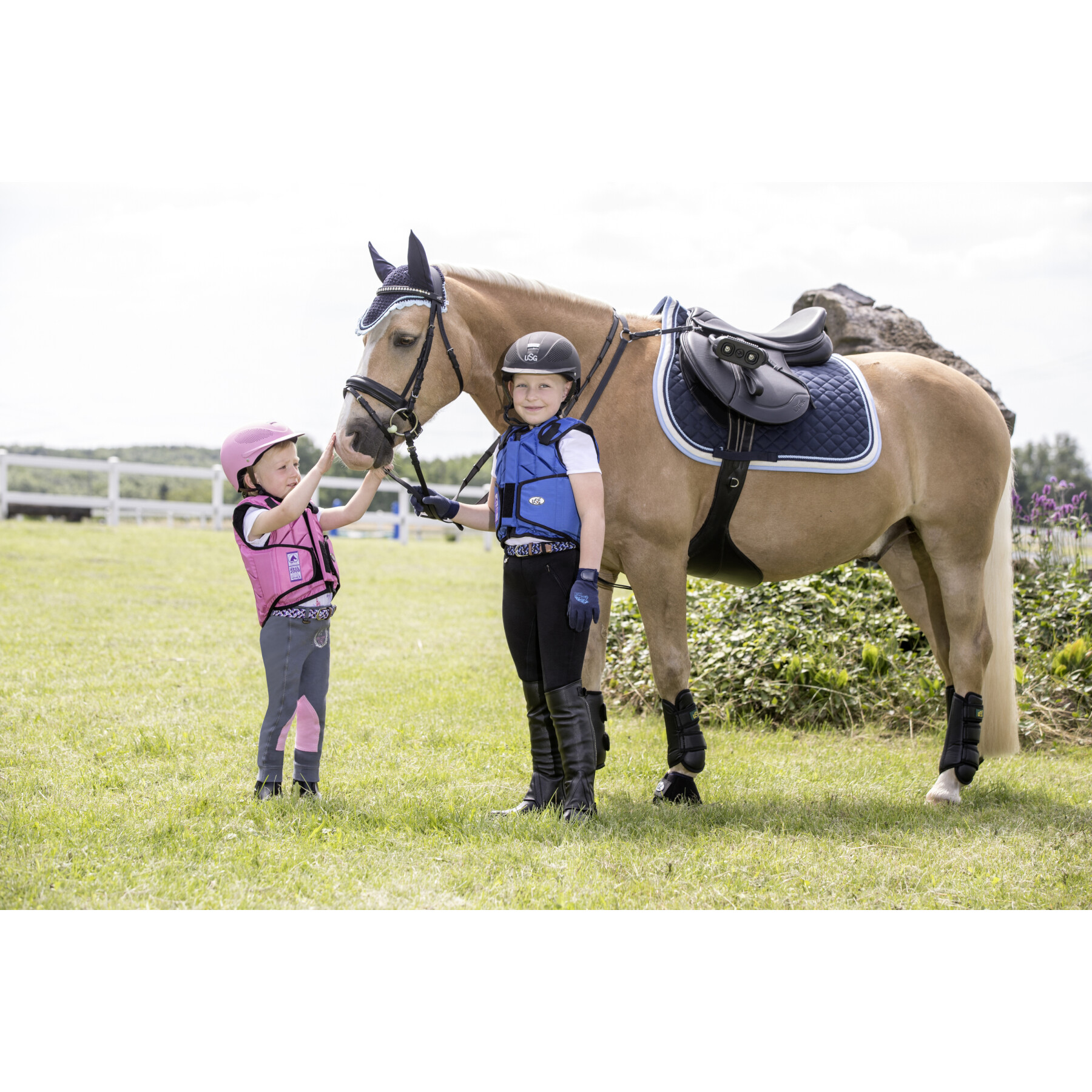 Gilet da equitazione per bambini USG Eco-Flexi