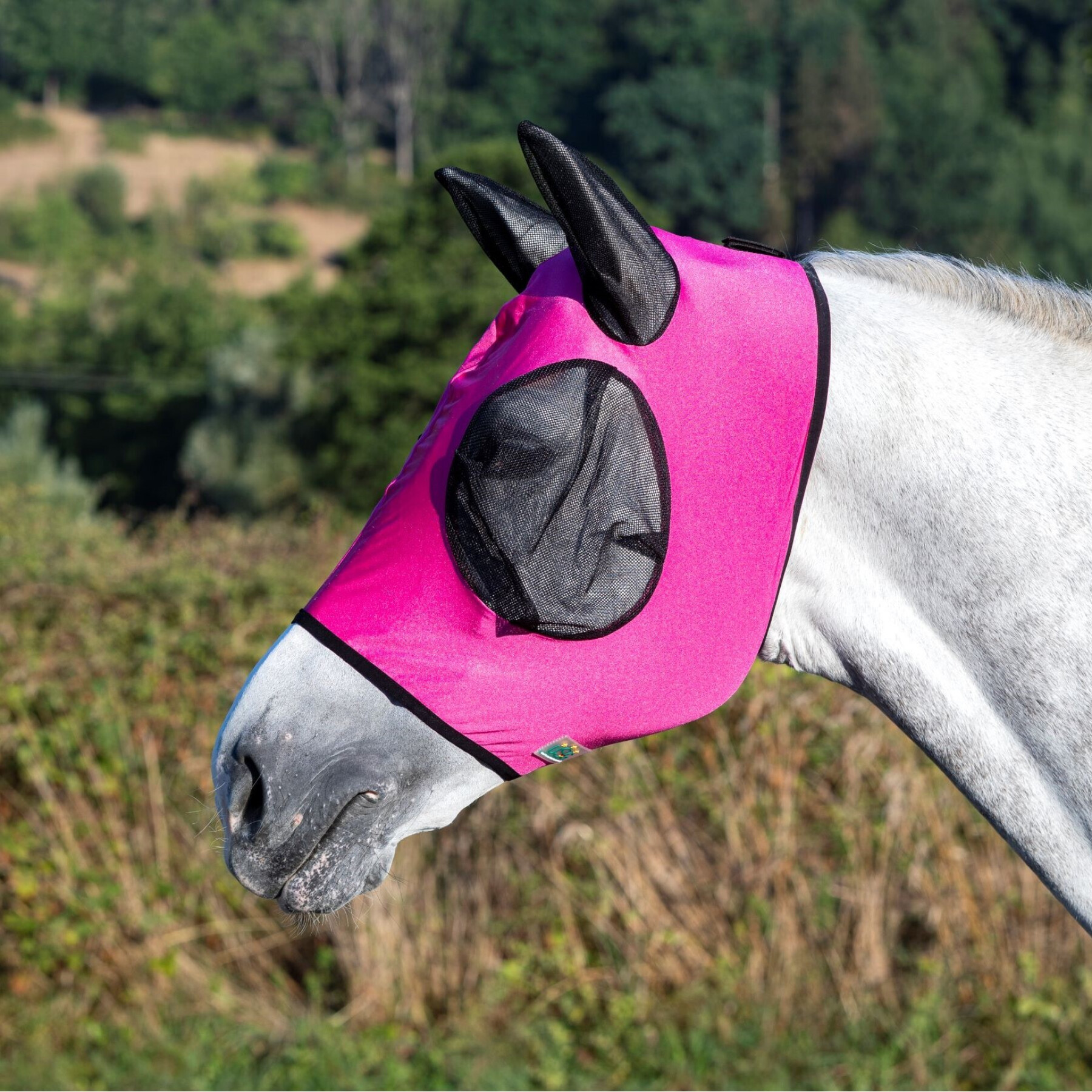 Maschera anti mosche con paraorecchie per cavalli USG