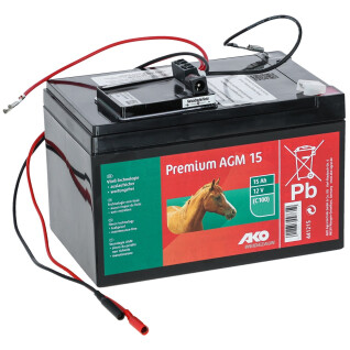 Kit completo di batterie con adattatore di rete Ako Premium AGM