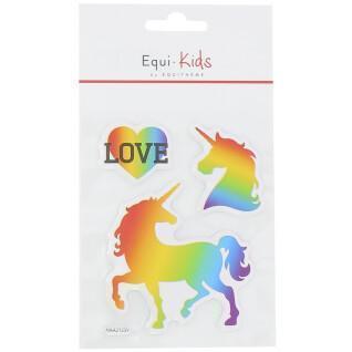 Set di 5 adesivi a cavallo - unicorno amore adesivi Equi-Kids Relief