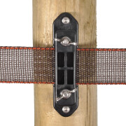 Isolatori per recinzione elettrica nastro turbina angolare con dado a farfalla Gallagher (x30)
