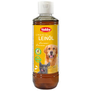 Integratore alimentare di olio di semi di lino per cani e gatti Nobby Pet