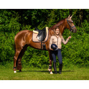 Pantaloni da equitazione da donna a media aderenza QHP Summer