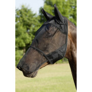 Maschera antimosche per cavalli con paraorecchie e paranaso USG